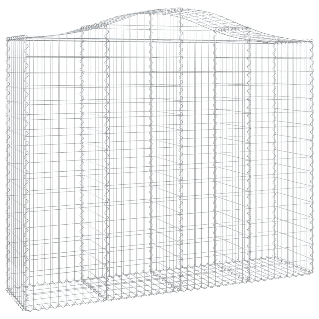Išlenkti gabiono krepšiai, 13vnt., 200x50x160/180cm, geležis Išlenkti gabiono krepšiai, 13vnt., 200x50x160/180cm, geležis - Image 3