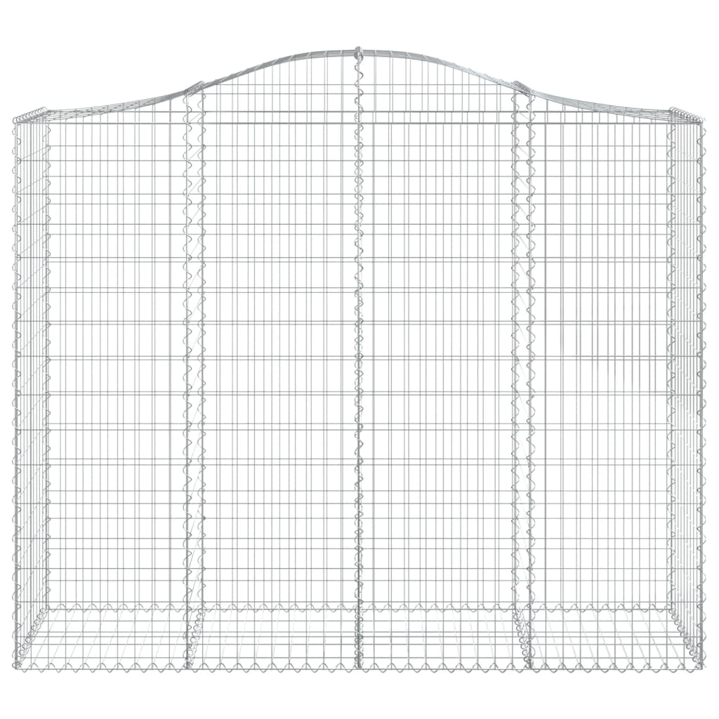 Išlenkti gabiono krepšiai, 13vnt., 200x50x160/180cm, geležis Išlenkti gabiono krepšiai, 13vnt., 200x50x160/180cm, geležis - Image 4