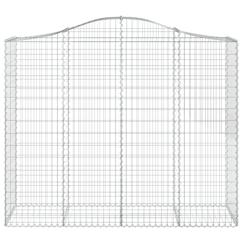 Išlenkti gabiono krepšiai, 15vnt., 200x50x160/180cm, geležis Išlenkti gabiono krepšiai, 15vnt., 200x50x160/180cm, geležis - Image 4