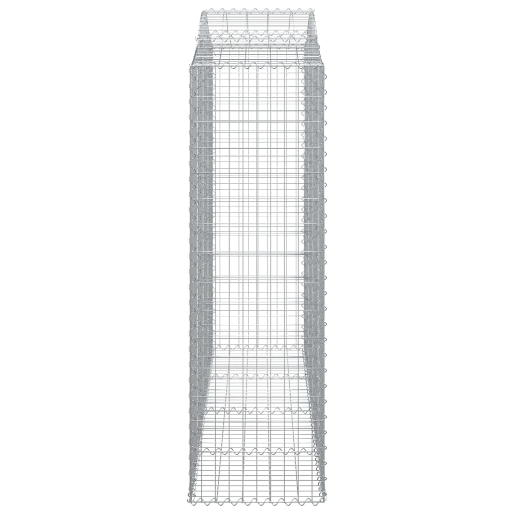 Išlenkti gabiono krepšiai, 15vnt., 200x50x160/180cm, geležis Išlenkti gabiono krepšiai, 15vnt., 200x50x160/180cm, geležis - Image 5