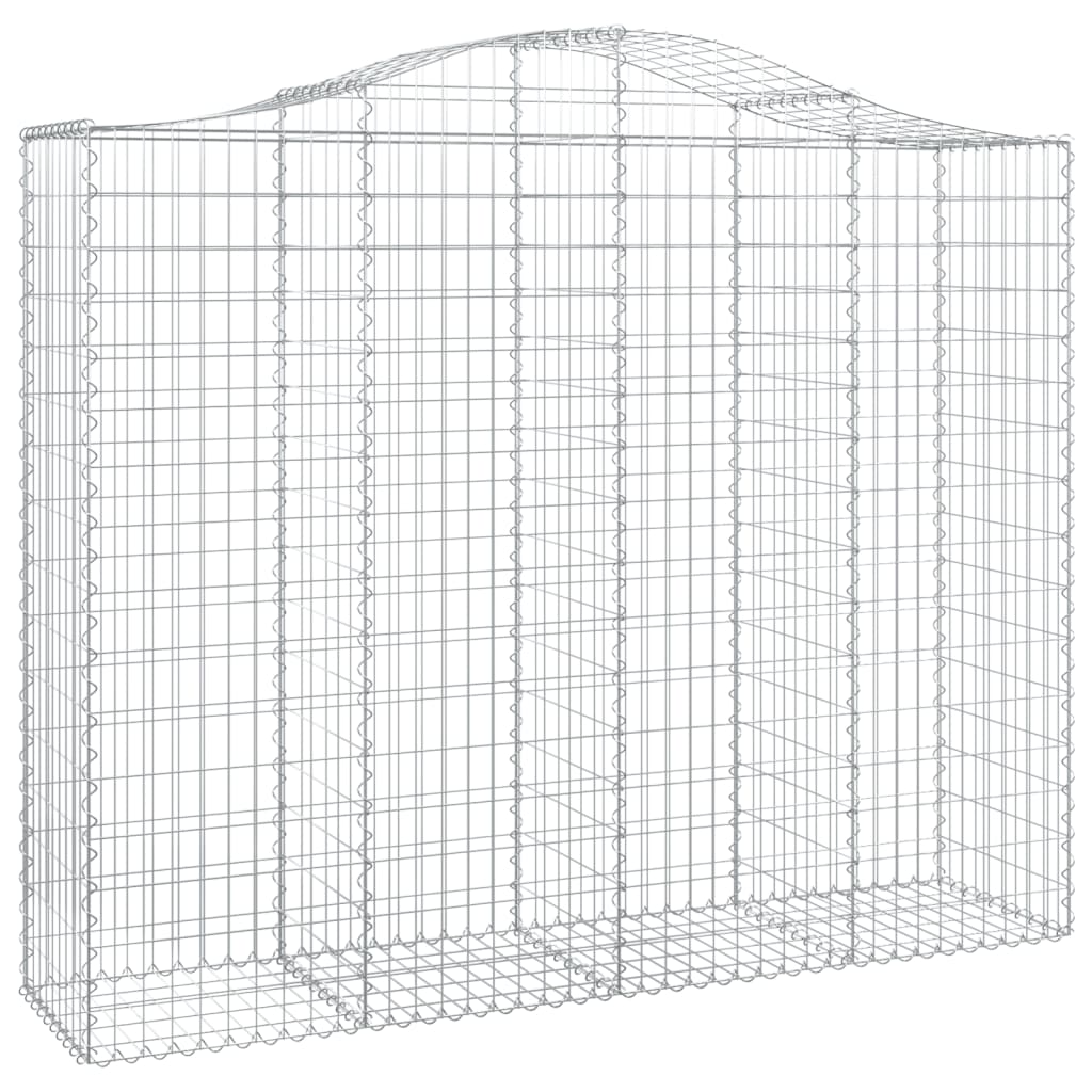 Išlenkti gabiono krepšiai, 30 vnt., 200x50x160/180cm, geležis Išlenkti gabiono krepšiai, 30 vnt., 200x50x160/180cm, geležis - Image 3