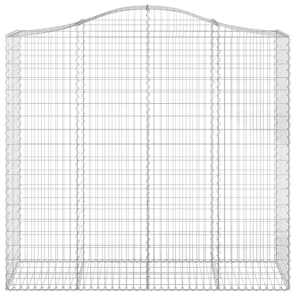 Išlenkti gabiono krepšiai, 2vnt., 200x50x180/200cm, geležis Išlenkti gabiono krepšiai, 2vnt., 200x50x180/200cm, geležis - Image 4