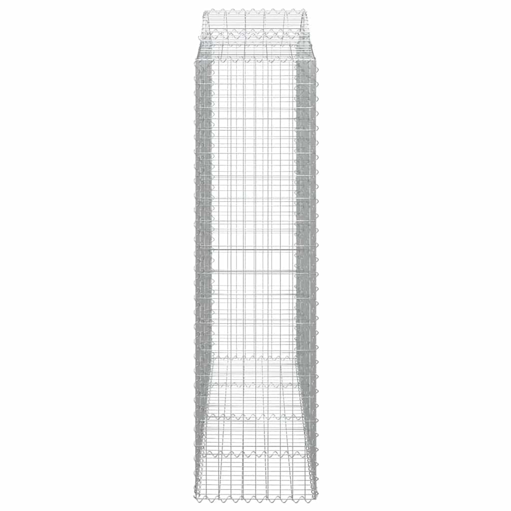Išlenkti gabiono krepšiai, 2vnt., 200x50x180/200cm, geležis Išlenkti gabiono krepšiai, 2vnt., 200x50x180/200cm, geležis - Image 5