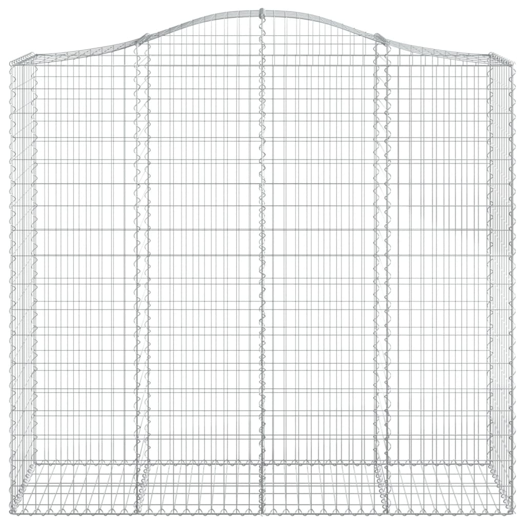 Išlenkti gabiono krepšiai, 4vnt., 200x50x180/200cm, geležis Išlenkti gabiono krepšiai, 4vnt., 200x50x180/200cm, geležis - Image 4