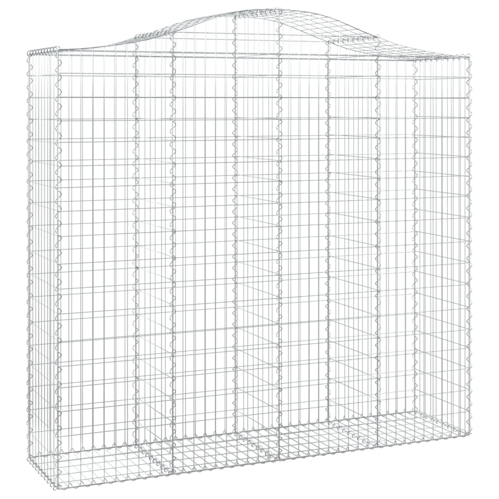Išlenkti gabiono krepšiai, 9vnt., 200x50x180/200cm, geležis Išlenkti gabiono krepšiai, 9vnt., 200x50x180/200cm, geležis - Image 3