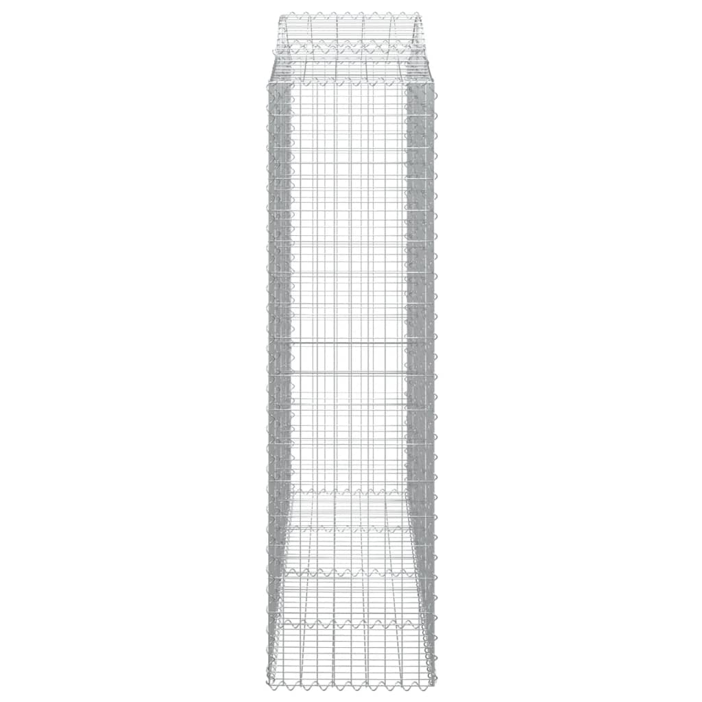 Išlenkti gabiono krepšiai, 9vnt., 200x50x180/200cm, geležis Išlenkti gabiono krepšiai, 9vnt., 200x50x180/200cm, geležis - Image 5