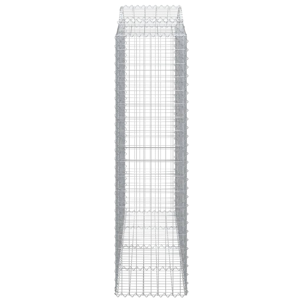 Išlenkti gabiono krepšiai, 14vnt., 200x50x180/200cm, geležis Išlenkti gabiono krepšiai, 14vnt., 200x50x180/200cm, geležis - Image 5