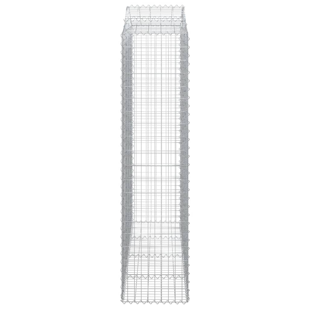 Išlenkti gabiono krepšiai, 2vnt., 200x50x200/220cm, geležis Išlenkti gabiono krepšiai, 2vnt., 200x50x200/220cm, geležis - Image 5