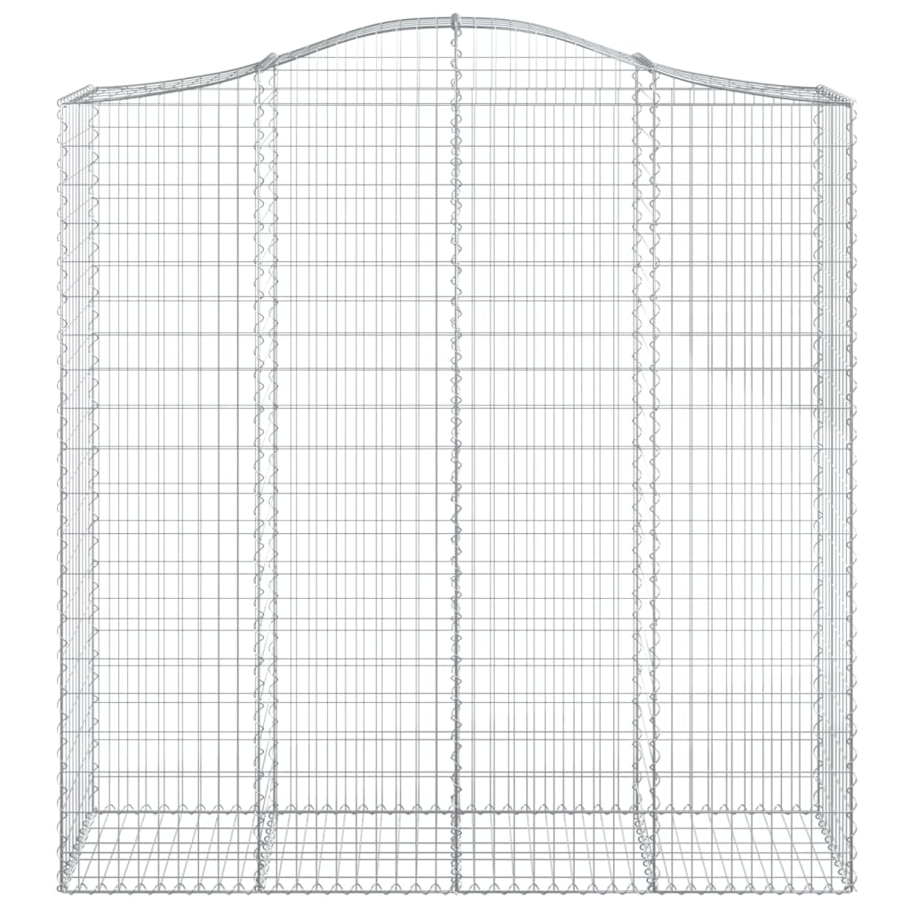 Išlenkti gabiono krepšiai, 5vnt., 200x50x200/220cm, geležis Išlenkti gabiono krepšiai, 5vnt., 200x50x200/220cm, geležis - Image 4