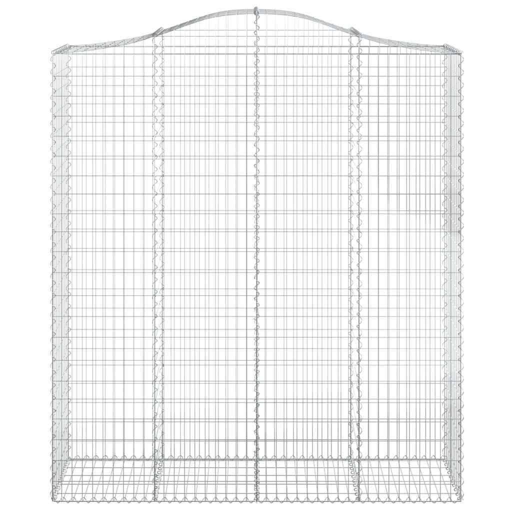 Išlenkti gabiono krepšiai, 7vnt., 200x50x220/240cm, geležis Išlenkti gabiono krepšiai, 7vnt., 200x50x220/240cm, geležis - Image 4