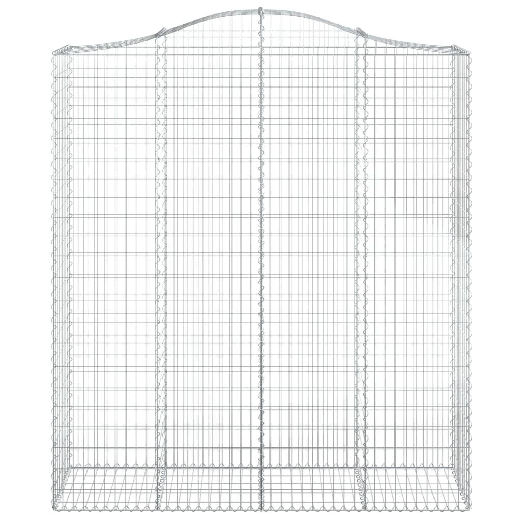 Išlenkti gabiono krepšiai, 8vnt., 200x50x220/240cm, geležis Išlenkti gabiono krepšiai, 8vnt., 200x50x220/240cm, geležis - Image 4
