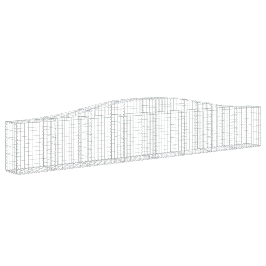 Išlenkti gabiono krepšiai, 8vnt., 400x30x60/80cm, geležis Išlenkti gabiono krepšiai, 8vnt., 400x30x60/80cm, geležis - Image 3
