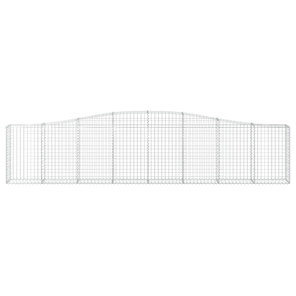 Išlenkti gabiono krepšiai, 9vnt., 400x30x80/100cm, geležis Išlenkti gabiono krepšiai, 9vnt., 400x30x80/100cm, geležis - Image 4