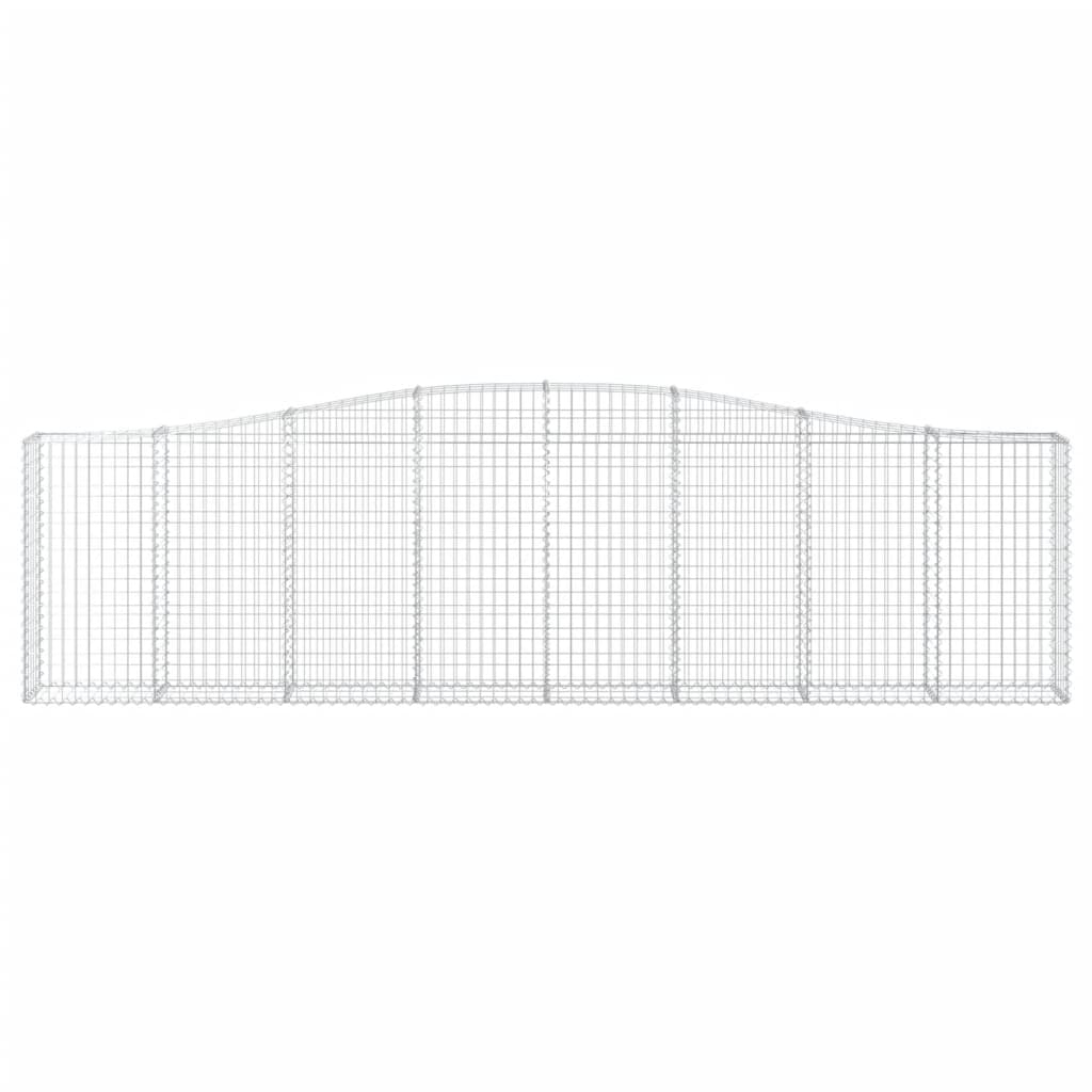 Išlenkti gabiono krepšiai, 2vnt., 400x30x100/120cm, geležis Išlenkti gabiono krepšiai, 2vnt., 400x30x100/120cm, geležis - Image 4