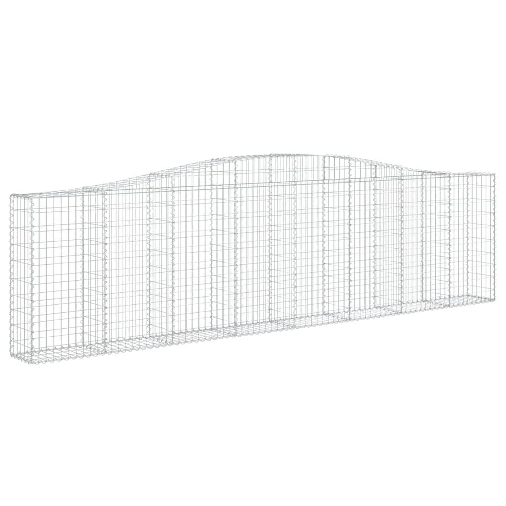 Išlenkti gabiono krepšiai, 4vnt., 400x30x100/120cm, geležis Išlenkti gabiono krepšiai, 4vnt., 400x30x100/120cm, geležis - Image 3