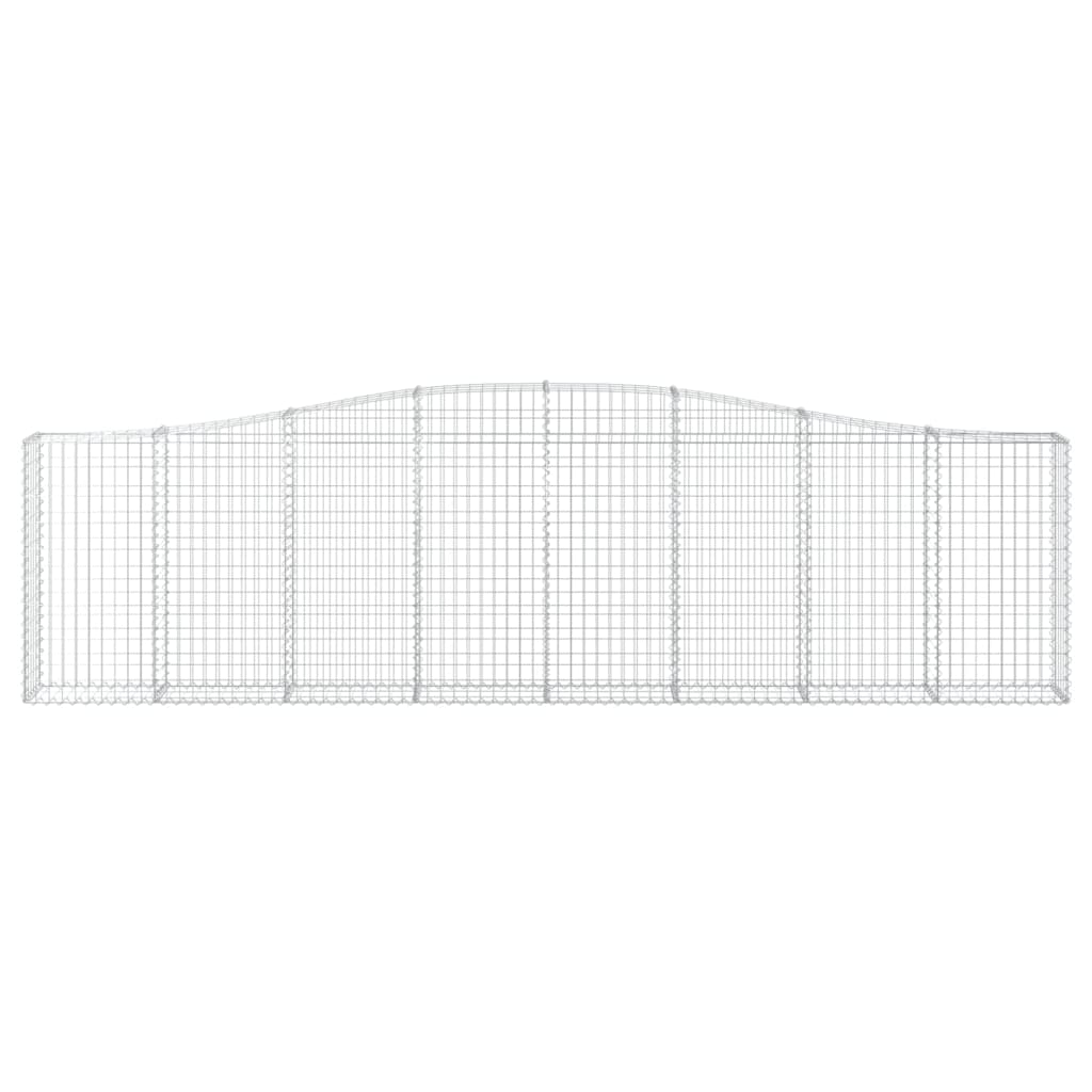 Išlenkti gabiono krepšiai, 5vnt., 400x30x100/120cm, geležis Išlenkti gabiono krepšiai, 5vnt., 400x30x100/120cm, geležis - Image 4