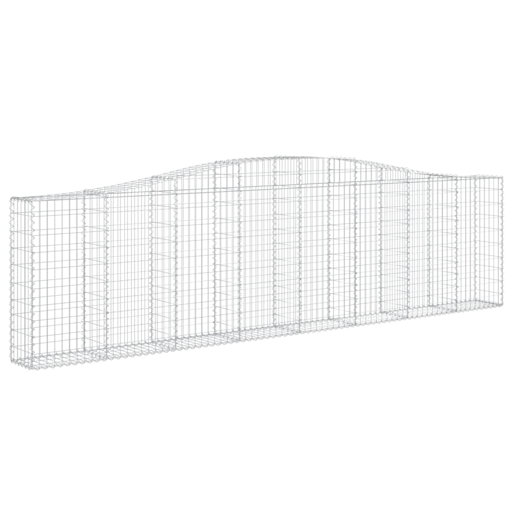 Išlenkti gabiono krepšiai, 9vnt., 400x30x100/120cm, geležis Išlenkti gabiono krepšiai, 9vnt., 400x30x100/120cm, geležis - Image 3