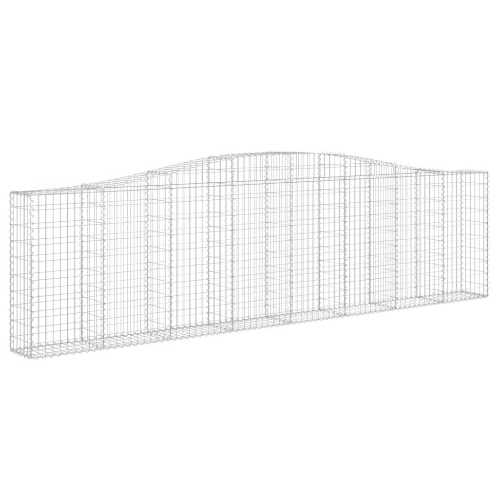 Išlenkti gabiono krepšiai, 15vnt., 400x30x100/120cm, geležis Išlenkti gabiono krepšiai, 15vnt., 400x30x100/120cm, geležis - Image 3