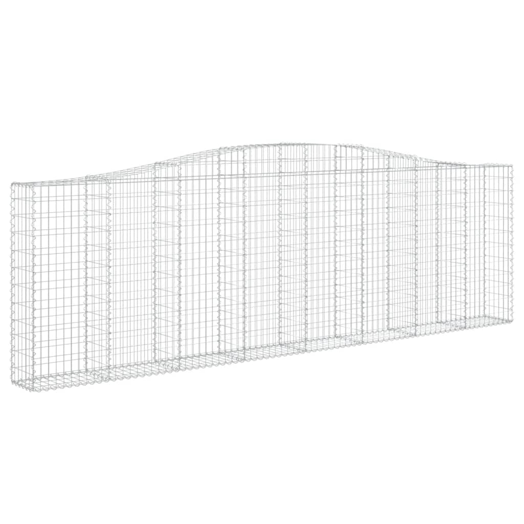 Išlenkti gabiono krepšiai, 9vnt., 400x30x120/140cm, geležis Išlenkti gabiono krepšiai, 9vnt., 400x30x120/140cm, geležis - Image 3