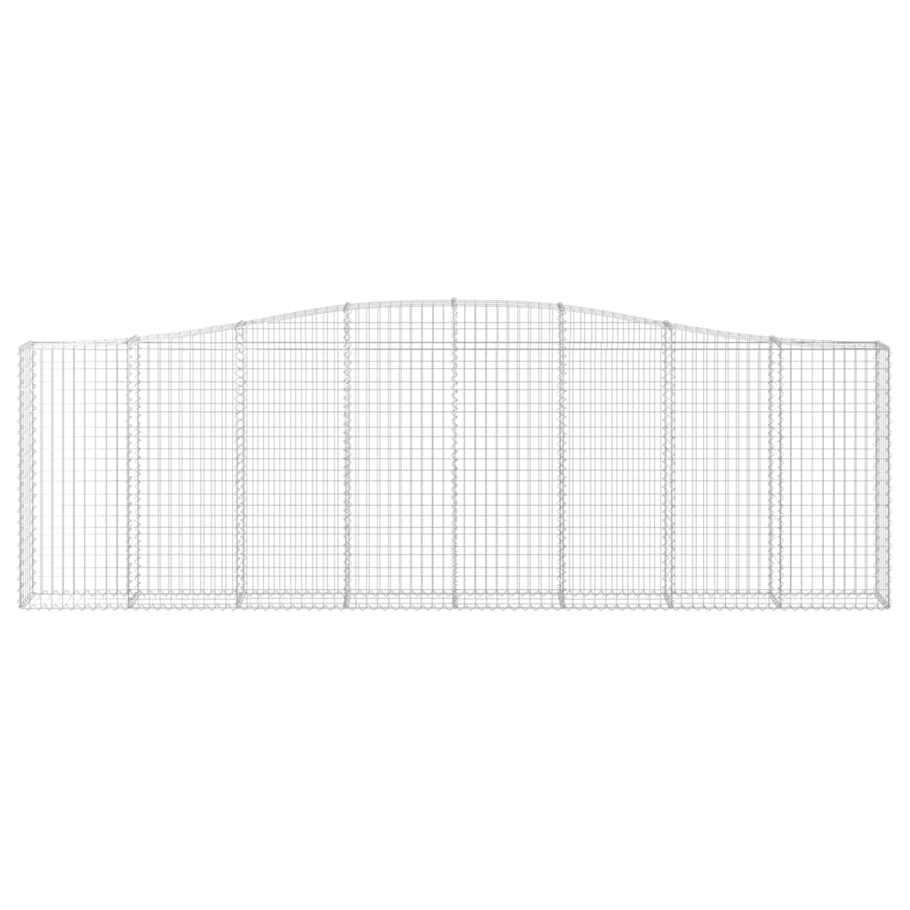 Išlenkti gabiono krepšiai, 9vnt., 400x30x120/140cm, geležis Išlenkti gabiono krepšiai, 9vnt., 400x30x120/140cm, geležis - Image 4