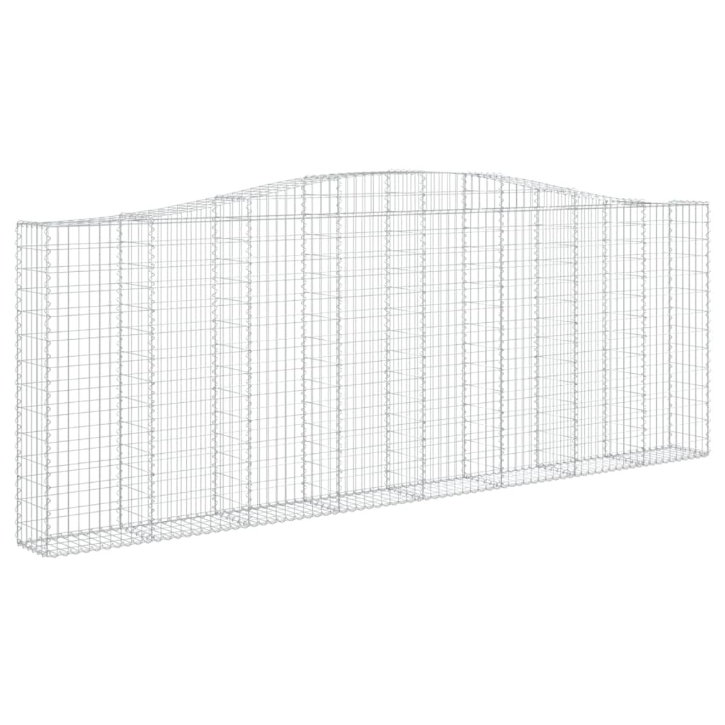 Išlenkti gabiono krepšiai, 8vnt., 400x30x140/160cm, geležis Išlenkti gabiono krepšiai, 8vnt., 400x30x140/160cm, geležis - Image 3