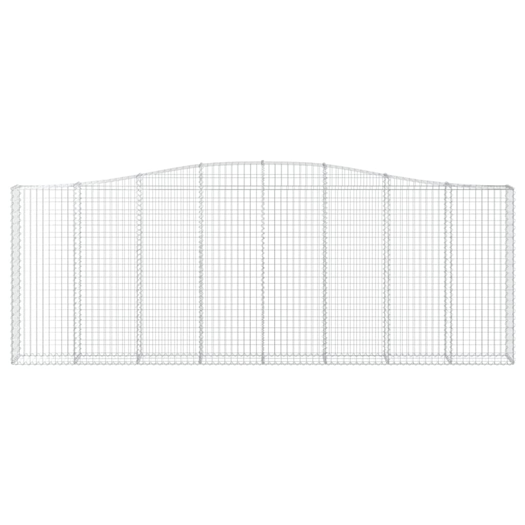 Išlenkti gabiono krepšiai, 8vnt., 400x30x140/160cm, geležis Išlenkti gabiono krepšiai, 8vnt., 400x30x140/160cm, geležis - Image 4