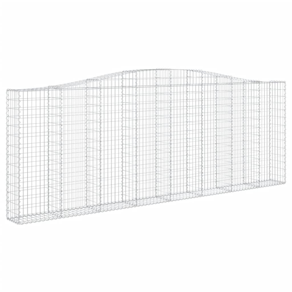 Išlenkti gabiono krepšiai, 15vnt., 400x30x140/160cm, geležis Išlenkti gabiono krepšiai, 15vnt., 400x30x140/160cm, geležis - Image 3