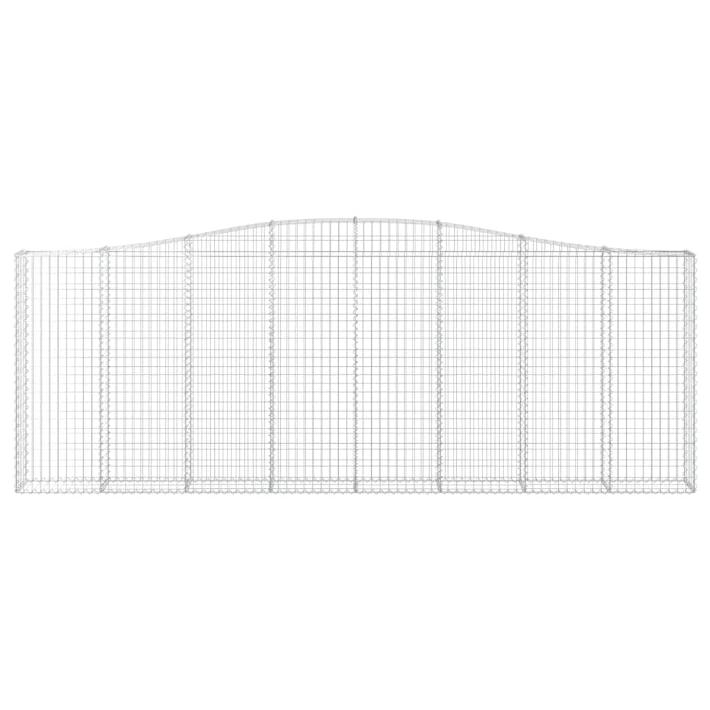 Išlenkti gabiono krepšiai, 15vnt., 400x30x140/160cm, geležis Išlenkti gabiono krepšiai, 15vnt., 400x30x140/160cm, geležis - Image 4