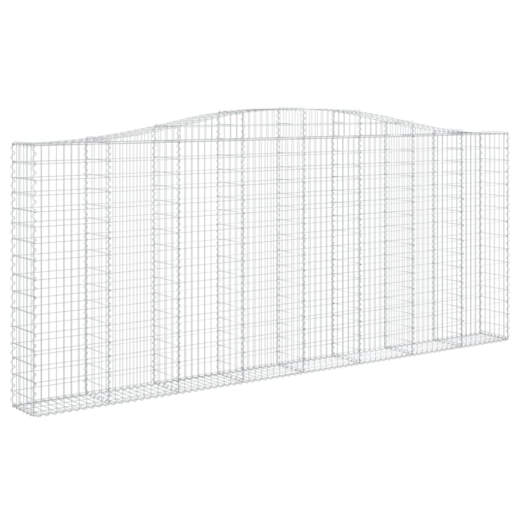 Išlenkti gabiono krepšiai, 6vnt., 400x30x160/180cm, geležis Išlenkti gabiono krepšiai, 6vnt., 400x30x160/180cm, geležis - Image 3