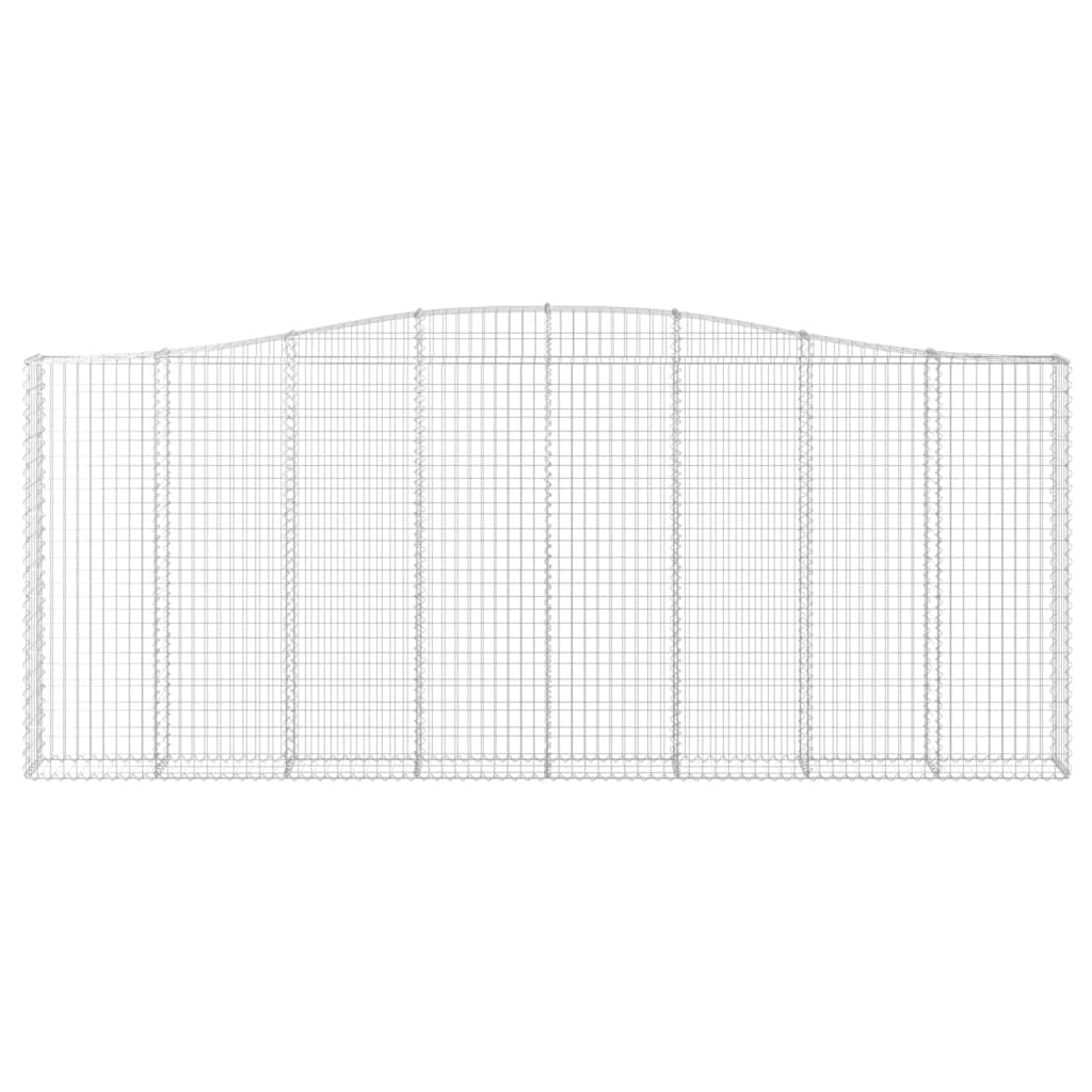 Išlenkti gabiono krepšiai, 9vnt., 400x30x160/180cm, geležis Išlenkti gabiono krepšiai, 9vnt., 400x30x160/180cm, geležis - Image 4