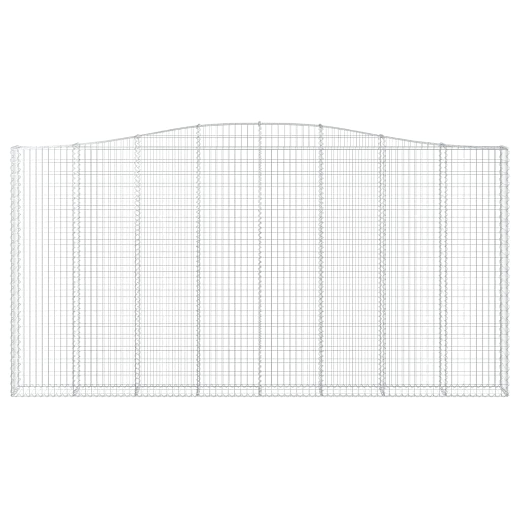Išlenkti gabiono krepšiai, 5vnt., 400x30x200/220cm, geležis Išlenkti gabiono krepšiai, 5vnt., 400x30x200/220cm, geležis - Image 4