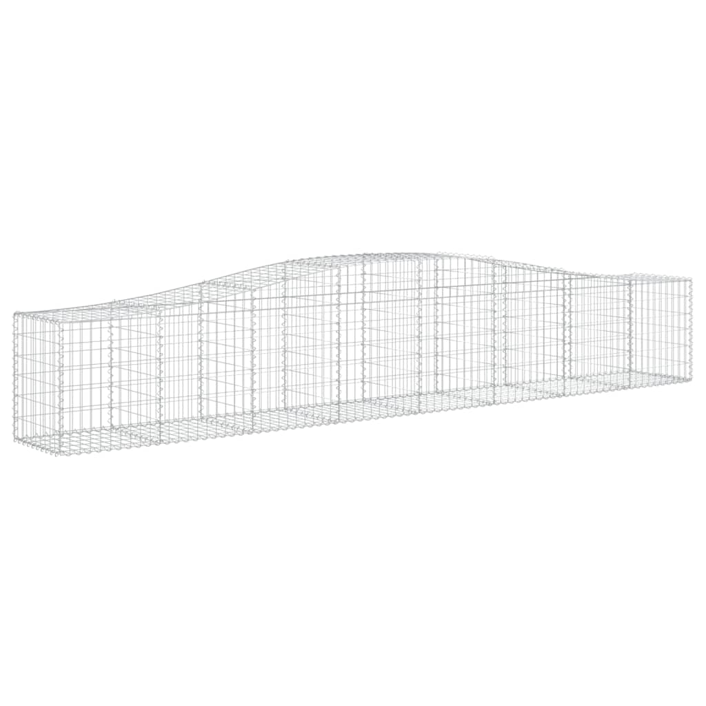 Išlenkti gabiono krepšiai, 20vnt., 400x50x60/80cm, geležis Išlenkti gabiono krepšiai, 20vnt., 400x50x60/80cm, geležis - Image 3