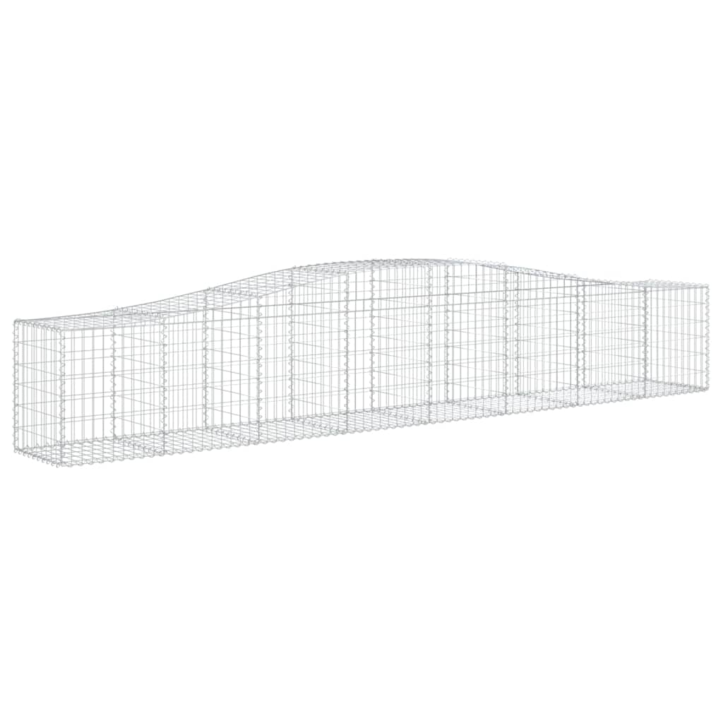 Išlenkti gabiono krepšiai, 25vnt., 400x50x60/80cm, geležis Išlenkti gabiono krepšiai, 25vnt., 400x50x60/80cm, geležis - Image 3