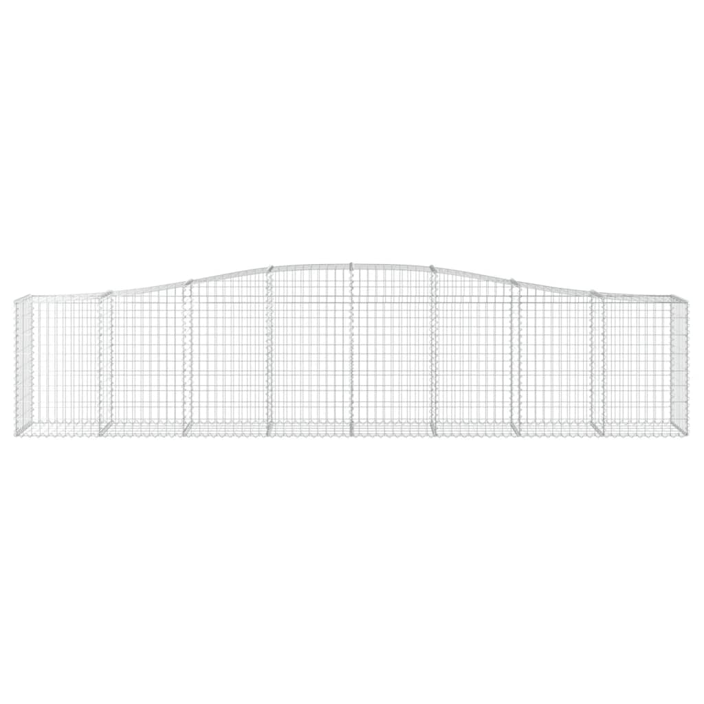 Išlenkti gabiono krepšiai, 6vnt., 400x50x80/100cm, geležis Išlenkti gabiono krepšiai, 6vnt., 400x50x80/100cm, geležis - Image 4