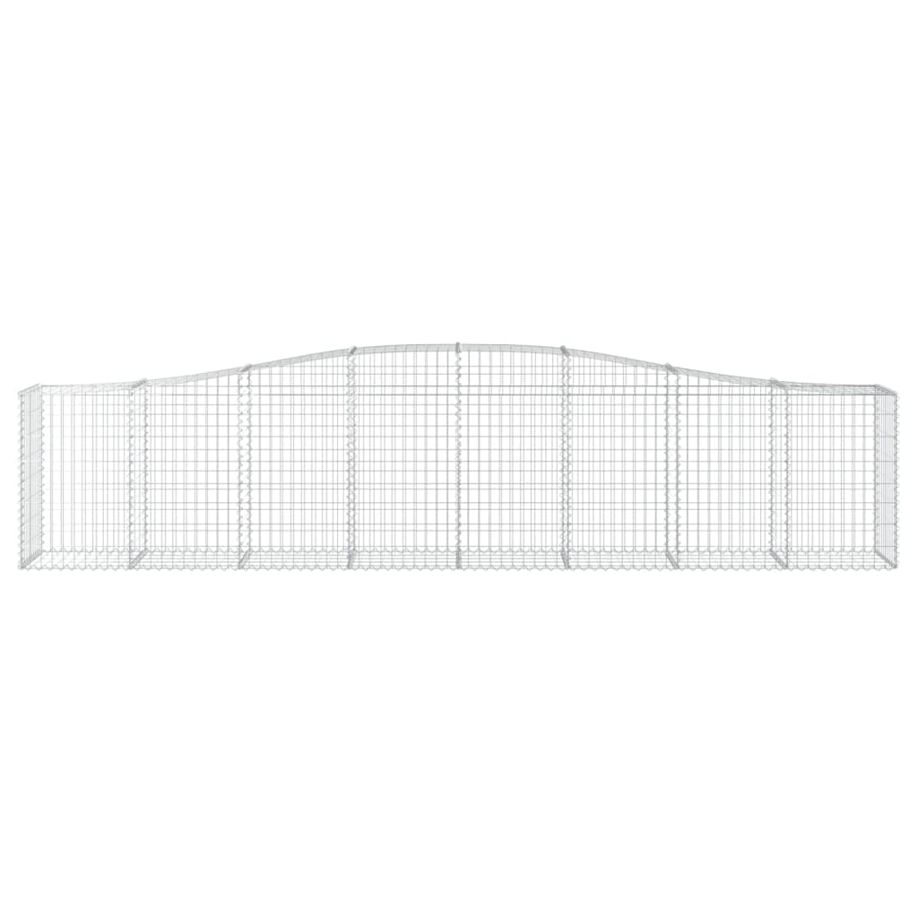 Išlenkti gabiono krepšiai, 8vnt., 400x50x80/100cm, geležis Išlenkti gabiono krepšiai, 8vnt., 400x50x80/100cm, geležis - Image 4