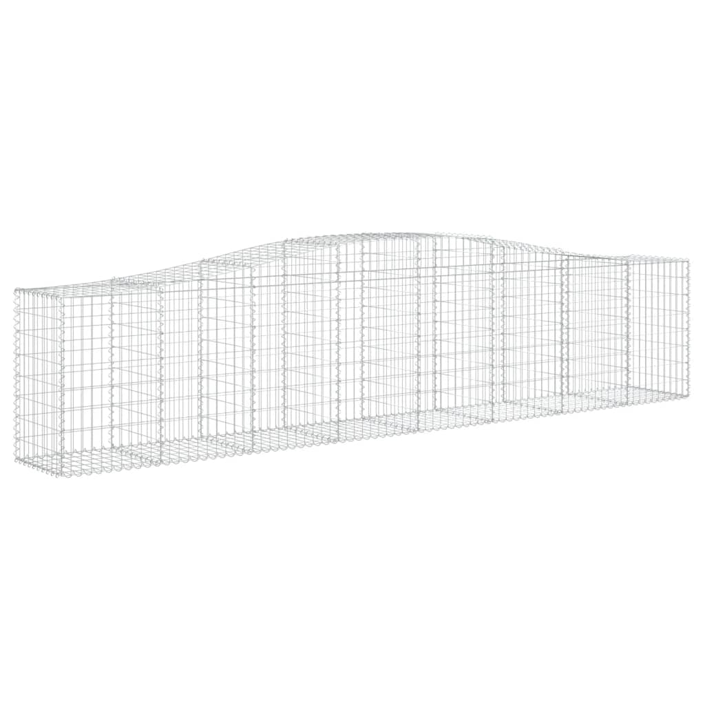 Išlenkti gabiono krepšiai, 25vnt., 400x50x80/100cm, geležis Išlenkti gabiono krepšiai, 25vnt., 400x50x80/100cm, geležis - Image 3