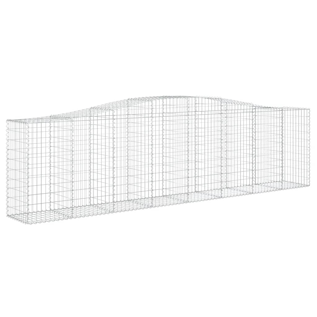 Išlenkti gabiono krepšiai, 9vnt., 400x50x100/120cm, geležis Išlenkti gabiono krepšiai, 9vnt., 400x50x100/120cm, geležis - Image 3