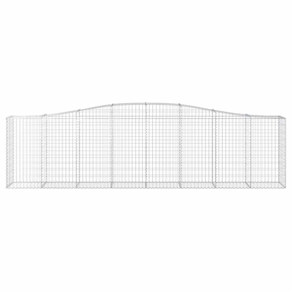 Išlenkti gabiono krepšiai, 9vnt., 400x50x100/120cm, geležis Išlenkti gabiono krepšiai, 9vnt., 400x50x100/120cm, geležis - Image 4