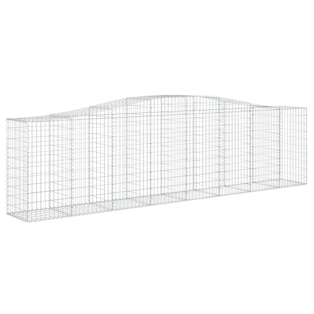 Išlenkti gabiono krepšiai, 25vnt., 400x50x100/120cm, geležis Išlenkti gabiono krepšiai, 25vnt., 400x50x100/120cm, geležis - Image 3