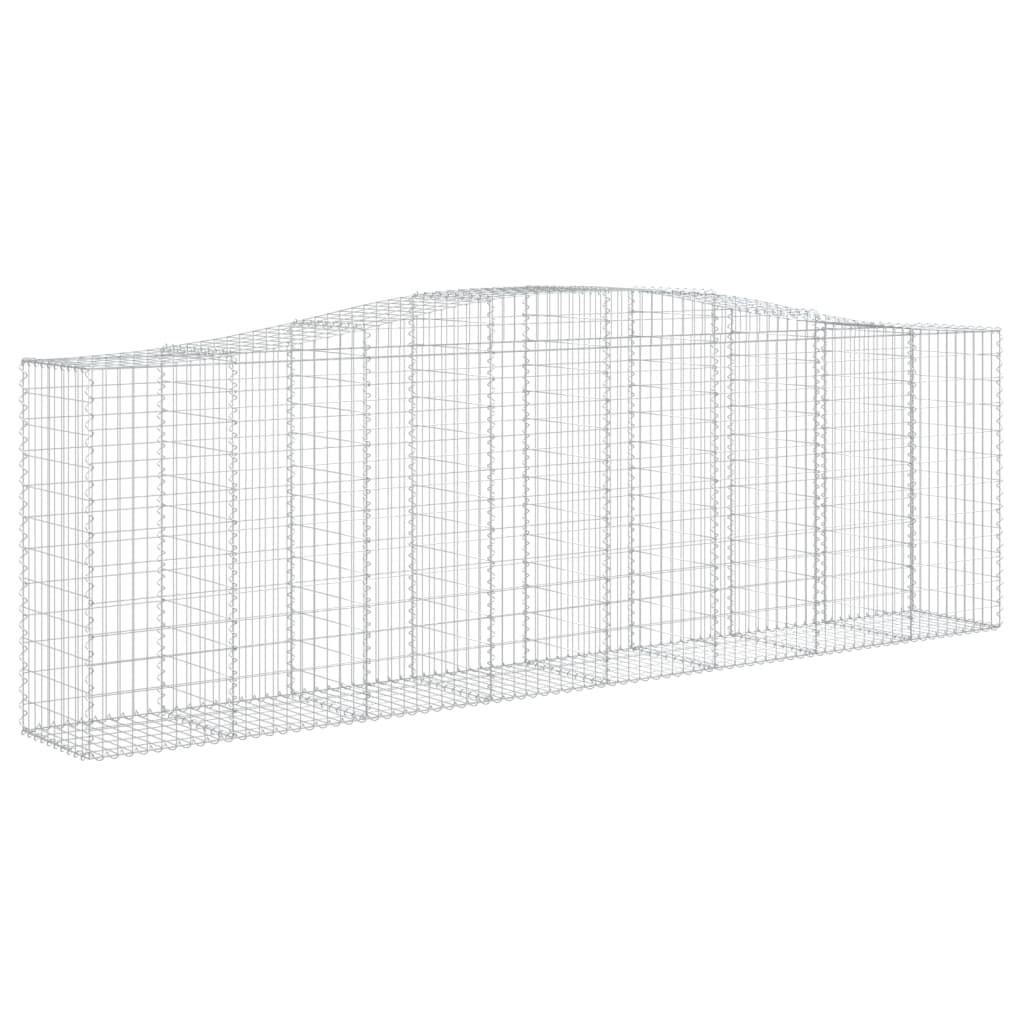 Išlenkti gabiono krepšiai, 9vnt., 400x50x120/140cm, geležis Išlenkti gabiono krepšiai, 9vnt., 400x50x120/140cm, geležis - Image 3