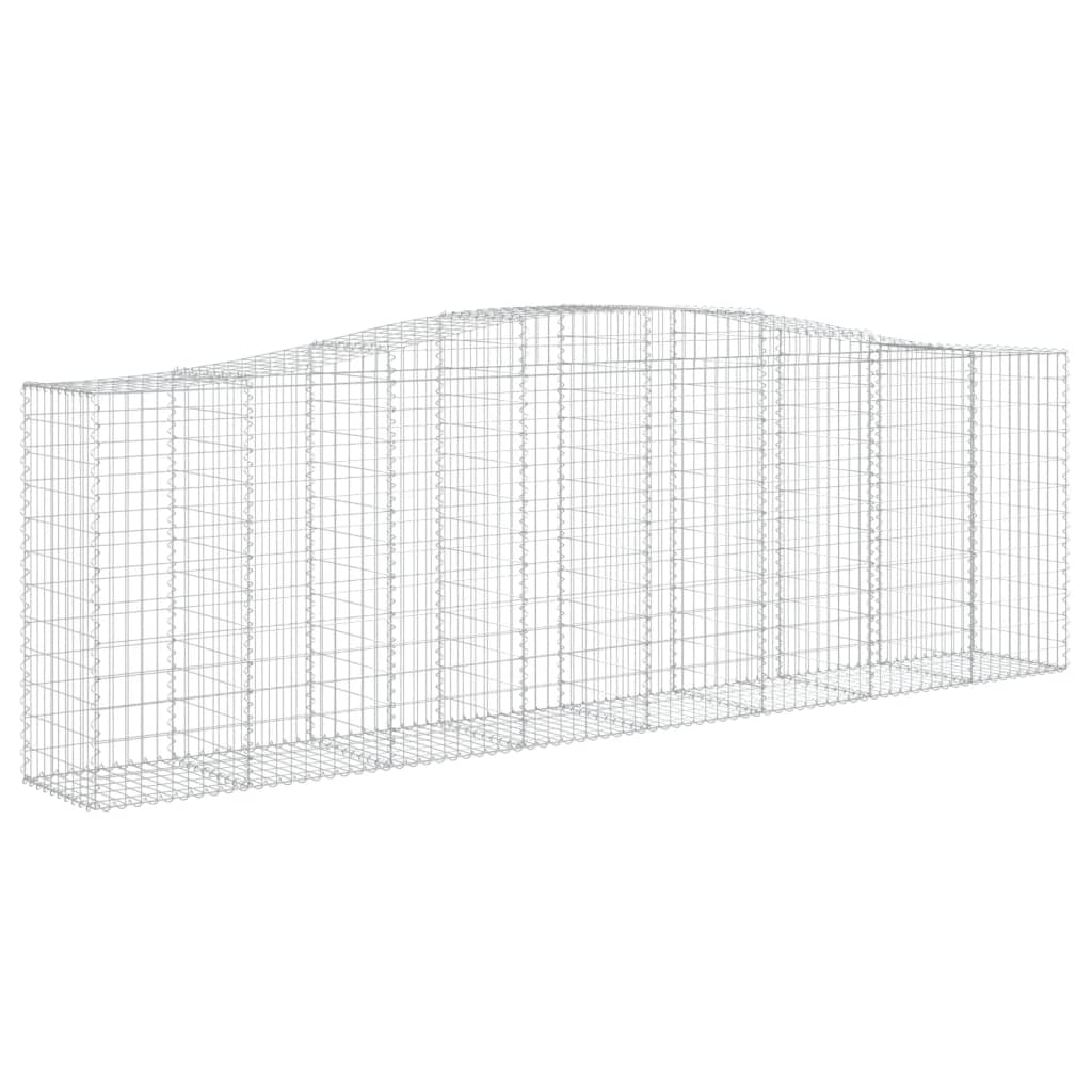 Išlenkti gabiono krepšiai, 10vnt., 400x50x120/140cm, geležis Išlenkti gabiono krepšiai, 10vnt., 400x50x120/140cm, geležis - Image 3