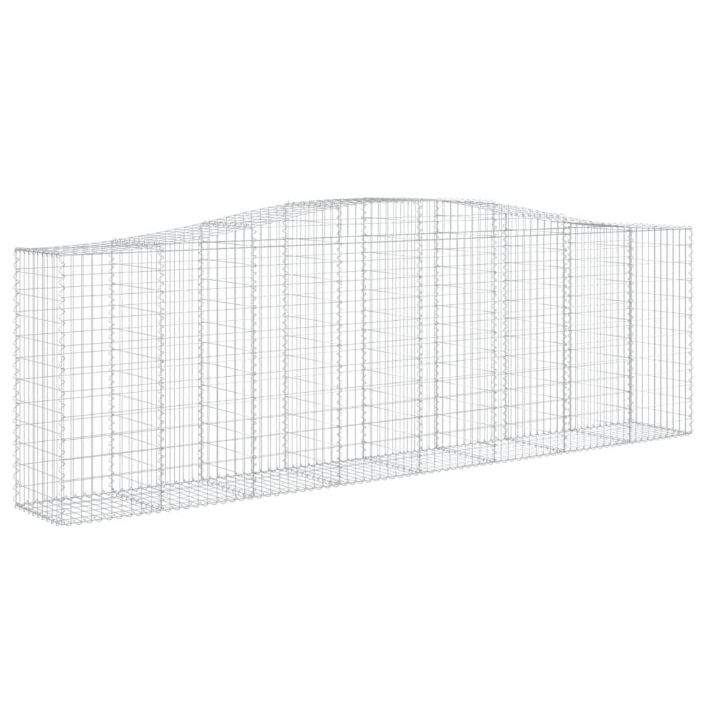 Išlenkti gabiono krepšiai, 15vnt., 400x50x120/140cm, geležis Išlenkti gabiono krepšiai, 15vnt., 400x50x120/140cm, geležis - Image 3