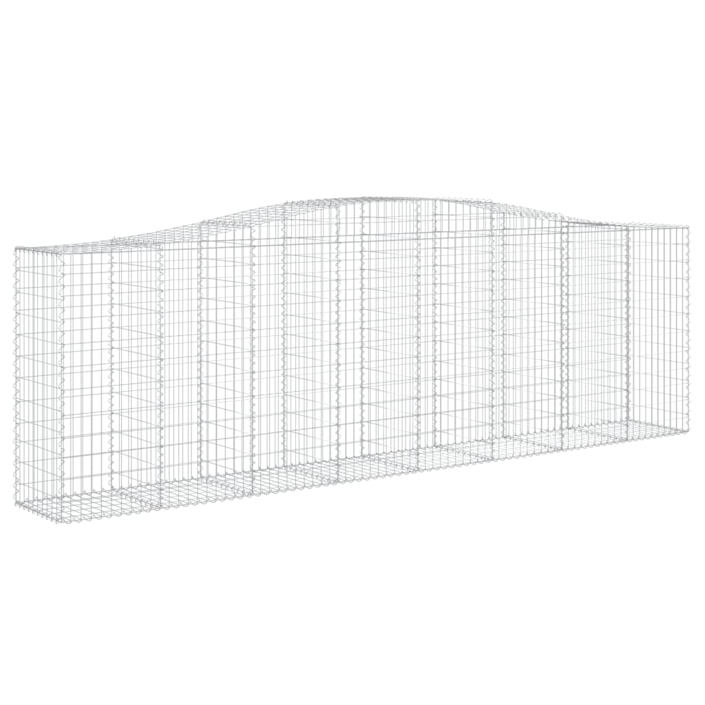 Išlenkti gabiono krepšiai, 25vnt., 400x50x120/140cm, geležis Išlenkti gabiono krepšiai, 25vnt., 400x50x120/140cm, geležis - Image 3