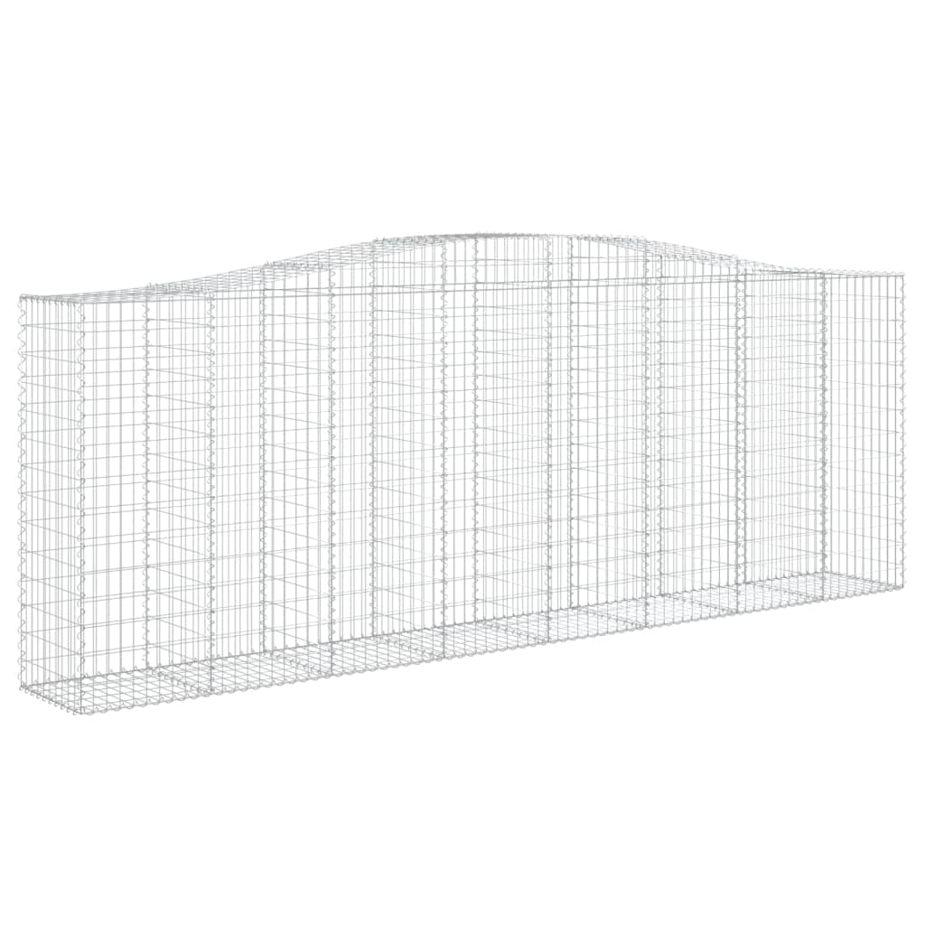 Išlenkti gabiono krepšiai, 5vnt., 400x50x140/160cm, geležis Išlenkti gabiono krepšiai, 5vnt., 400x50x140/160cm, geležis - Image 3