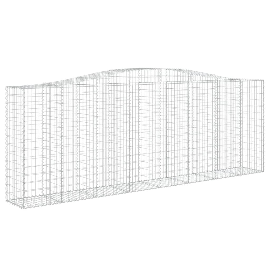 Išlenkti gabiono krepšiai, 6vnt., 400x50x140/160cm, geležis Išlenkti gabiono krepšiai, 6vnt., 400x50x140/160cm, geležis - Image 3