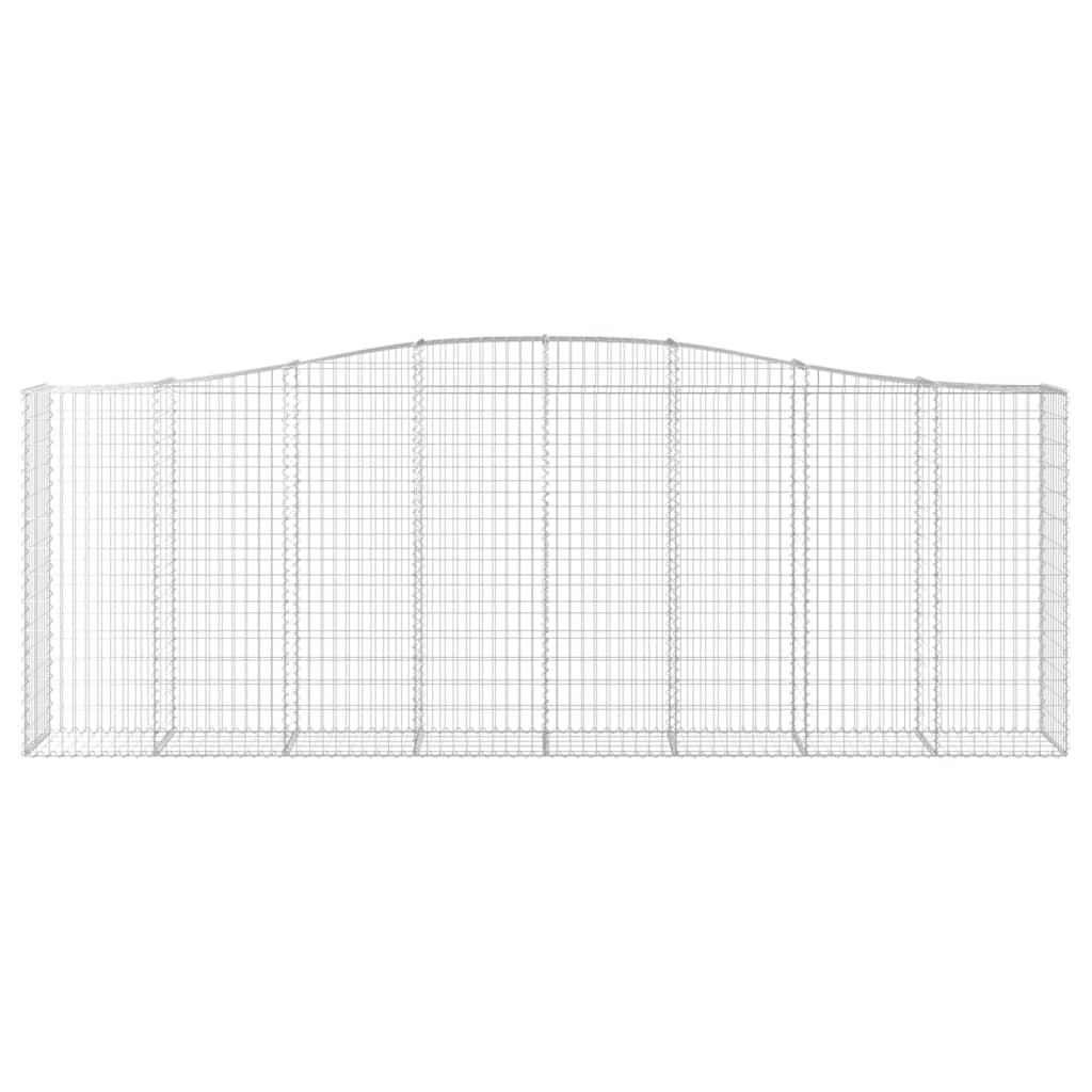 Išlenkti gabiono krepšiai, 10vnt., 400x50x140/160cm, geležis Išlenkti gabiono krepšiai, 10vnt., 400x50x140/160cm, geležis - Image 4