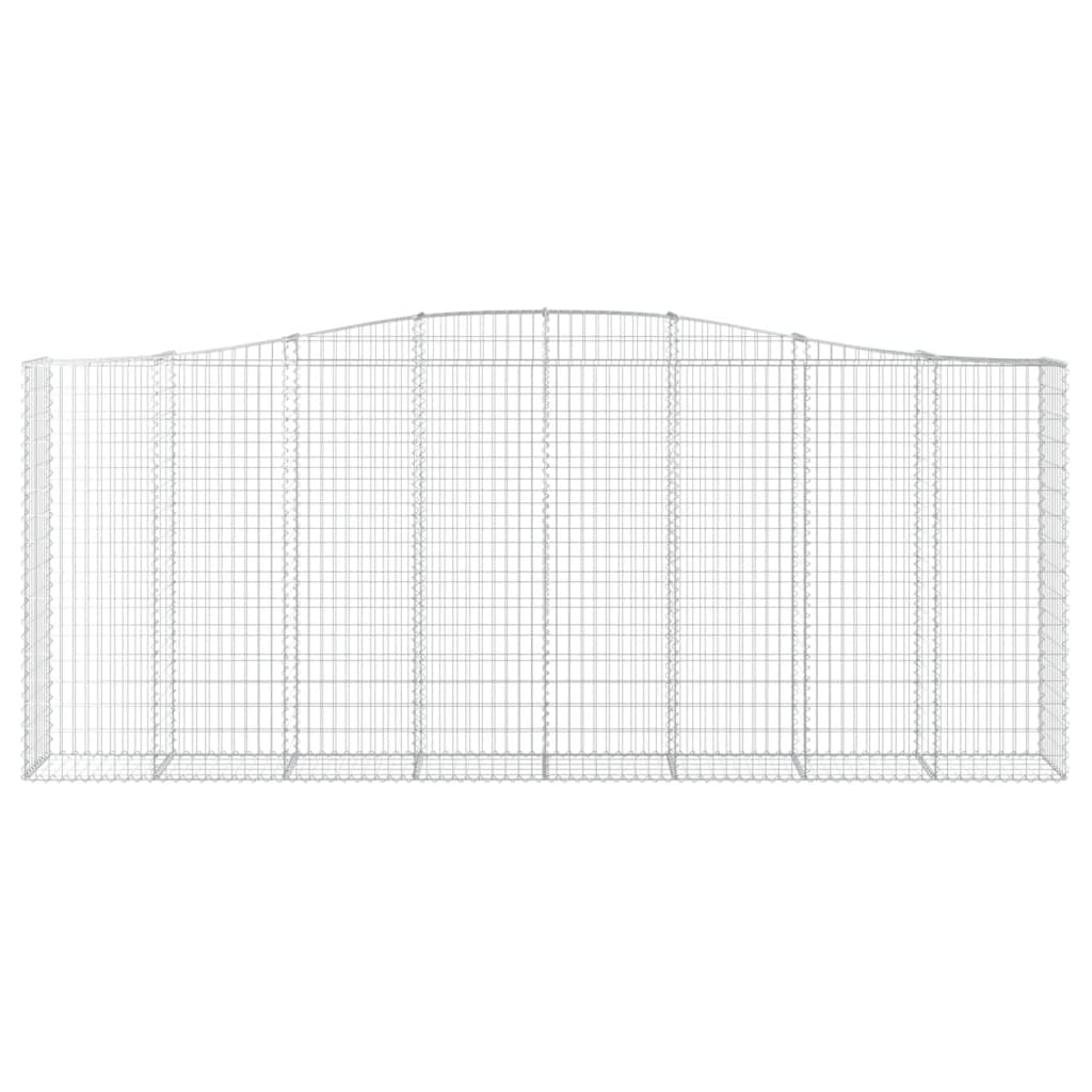 Išlenkti gabiono krepšiai, 2vnt., 400x50x160/180cm, geležis Išlenkti gabiono krepšiai, 2vnt., 400x50x160/180cm, geležis - Image 4