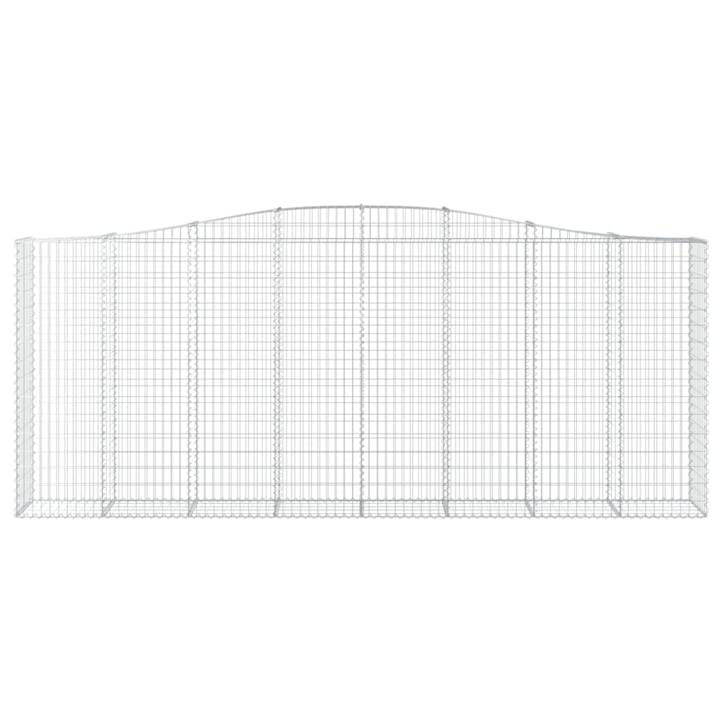 Išlenkti gabiono krepšiai, 5vnt., 400x50x160/180cm, geležis Išlenkti gabiono krepšiai, 5vnt., 400x50x160/180cm, geležis - Image 4