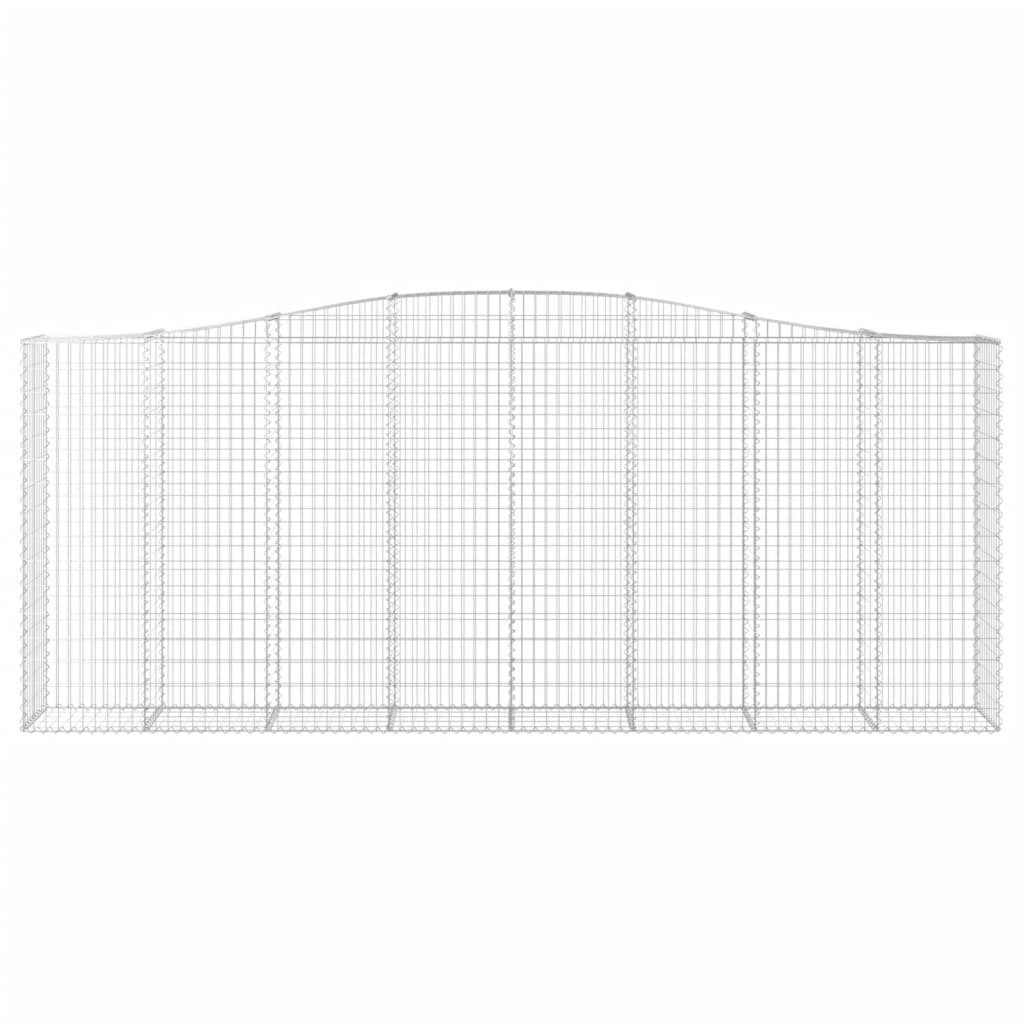 Išlenkti gabiono krepšiai, 7vnt., 400x50x160/180cm, geležis Išlenkti gabiono krepšiai, 7vnt., 400x50x160/180cm, geležis - Image 4