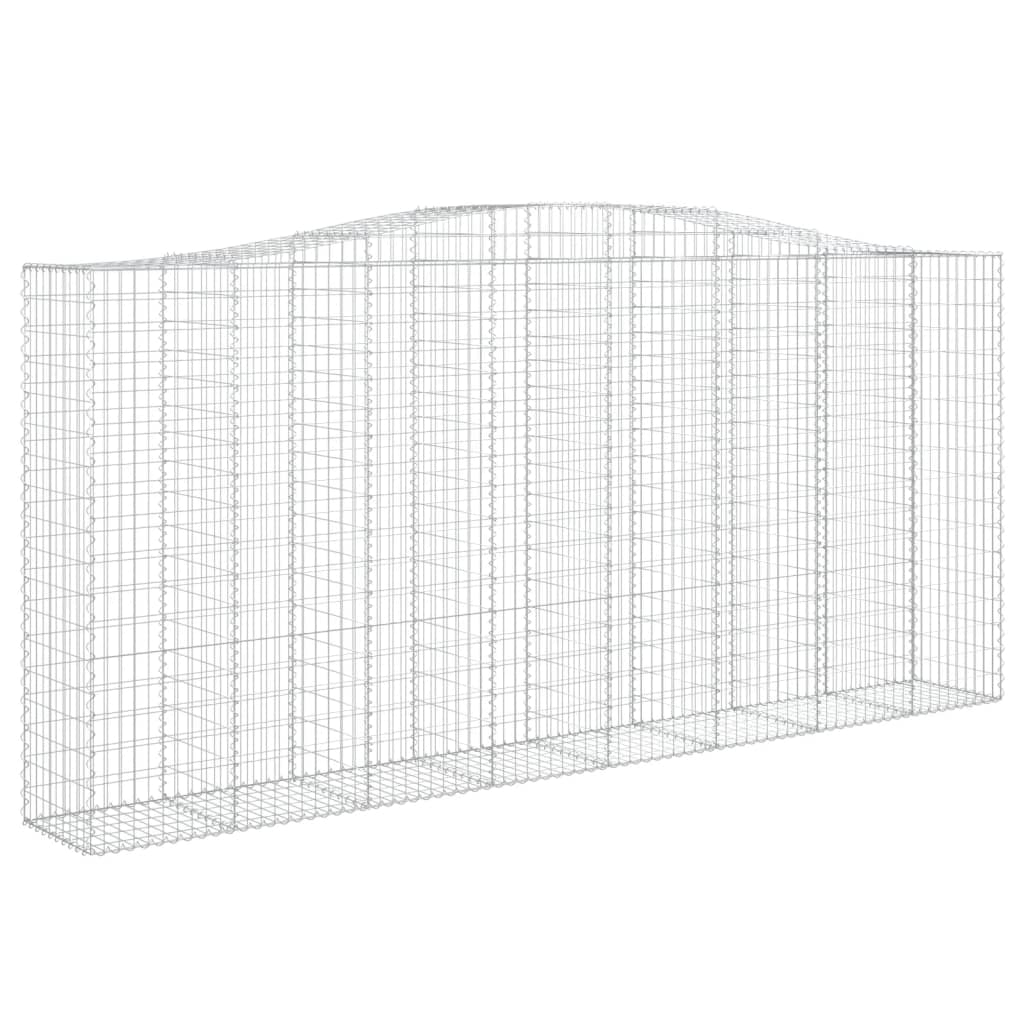 Išlenkti gabiono krepšiai, 25vnt., 400x50x180/200cm, geležis Išlenkti gabiono krepšiai, 25vnt., 400x50x180/200cm, geležis - Image 3